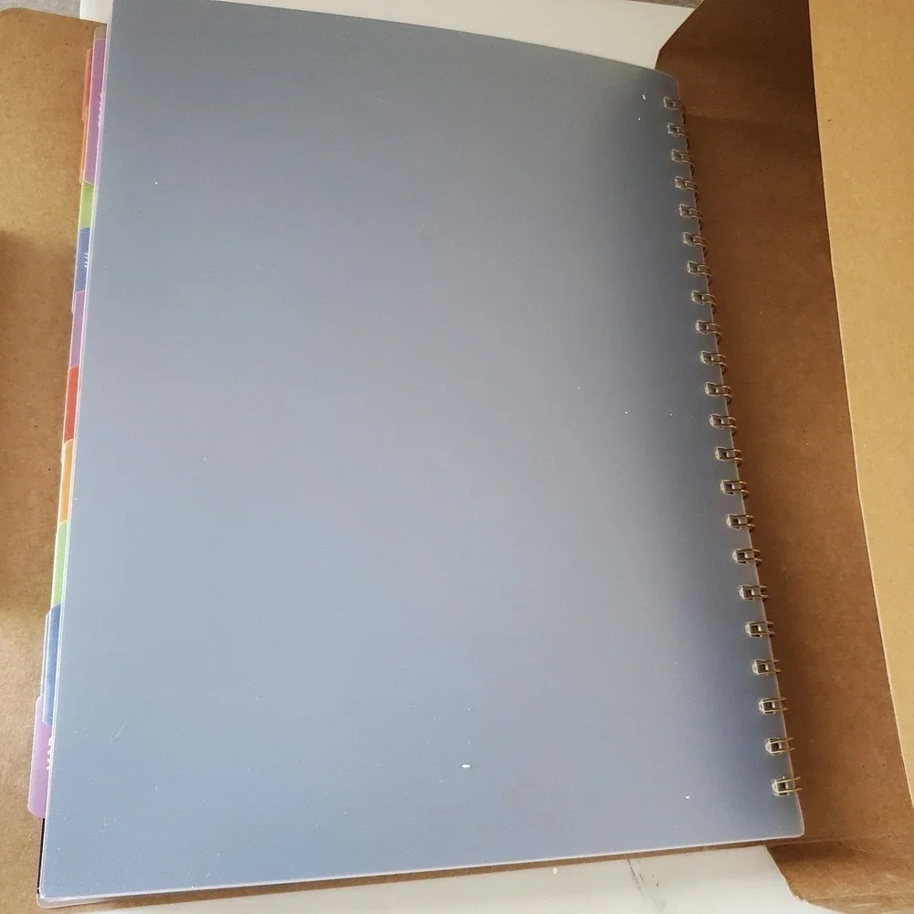 2025-2026 Academic Planner Spiral Bound Weekly Monthly w/ Stickers Blue Science